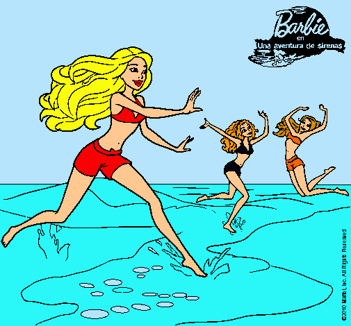 Barbie de regreso a la playa