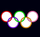 Dibujo Anillas de los juegos olimpícos pintado por martuky20023
