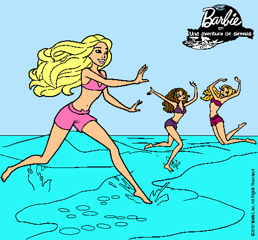 Dibujo Barbie de regreso a la playa pintado por StarClaudia