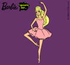 Dibujo Barbie bailarina de ballet pintado por ludwica