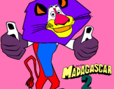 Dibujo Madagascar 2 Alex pintado por BRJWJEKHU3JW