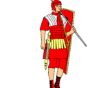 Dibujo Soldado romano pintado por josemiguel