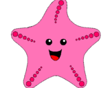 Dibujo Estrella de mar pintado por pricescool