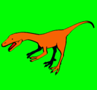 Dibujo Velociraptor II pintado por jhonnier