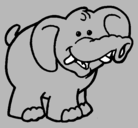 Dibujo Elefante pintado por feliponcito