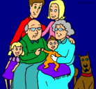 Dibujo Familia pintado por adrianpf