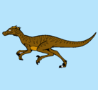 Dibujo Velociraptor pintado por mongosup