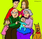 Dibujo Familia pintado por bl0000002