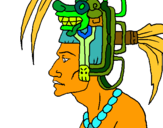 Dibujo Jefe de la tribu pintado por Lautaro111