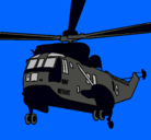 Dibujo Helicóptero al rescate pintado por messi2435