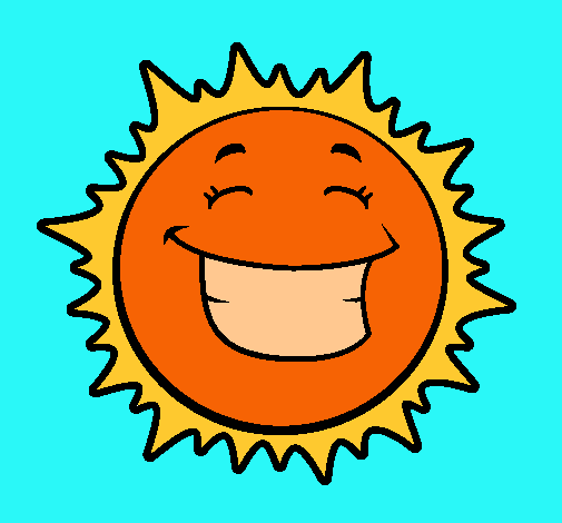 Sol sonriendo