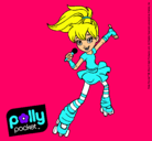 Dibujo Polly Pocket 2 pintado por pegi