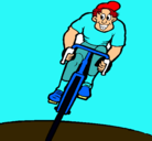 Dibujo Ciclista con gorra pintado por 957845441
