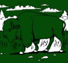 Dibujo Búfalo  pintado por ALANSTIBEN 