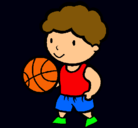 Dibujo Jugador de básquet pintado por yaisa