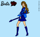 Dibujo Barbie la rockera pintado por StarClaudia