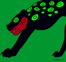 Dibujo Estatua Jaguar pintado por k3ktkeag