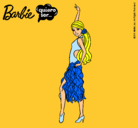Dibujo Barbie flamenca pintado por StarClaudia