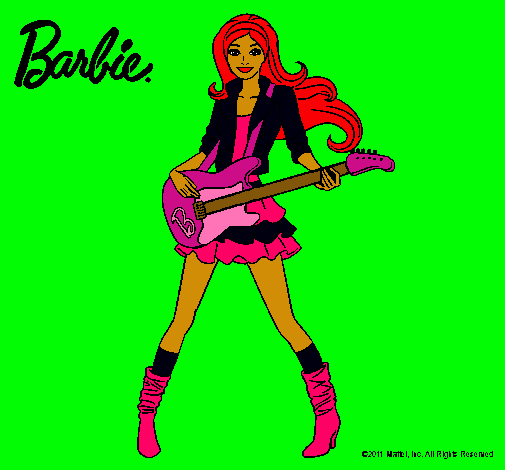 Barbie guitarrista