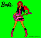 Dibujo Barbie guitarrista pintado por ginheva