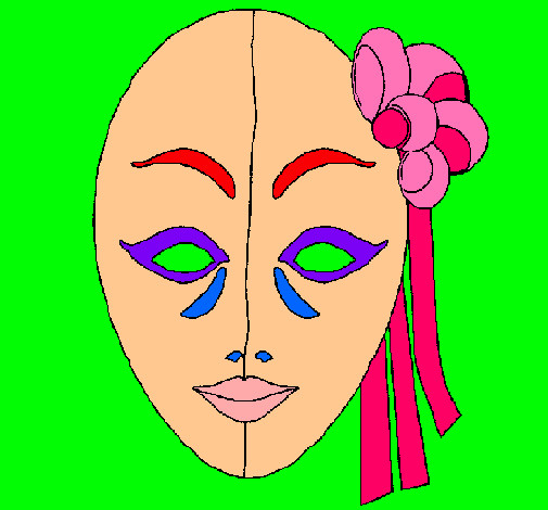 Dibujo Máscara italiana pintado por susan2