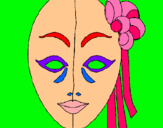 Dibujo Máscara italiana pintado por susan2