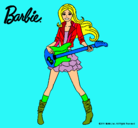 Dibujo Barbie guitarrista pintado por zcbvnmdy2135