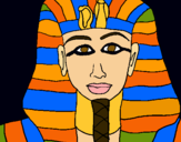Dibujo Tutankamon pintado por Royal