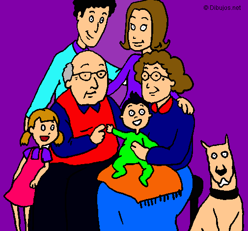 Dibujo Familia pintado por anynena19