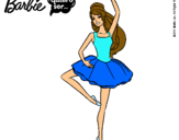 Dibujo Barbie bailarina de ballet pintado por mimi_19