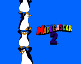 Dibujo Madagascar 2 Pingüinos pintado por marinatita