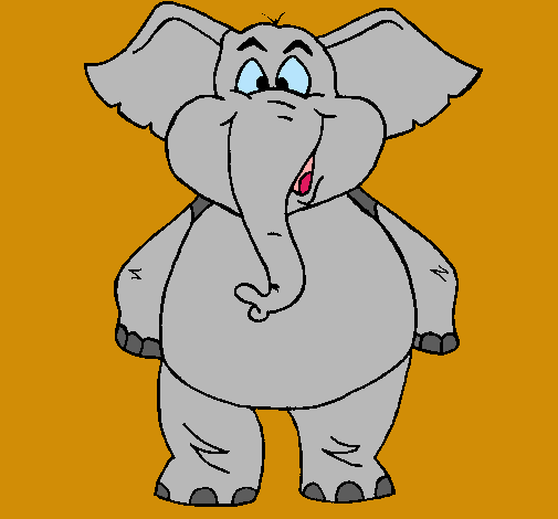 Elefante contento