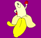 Dibujo Banana pintado por MONOSS