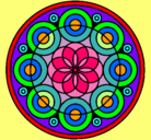 Dibujo Mandala 35 pintado por bieberfeve