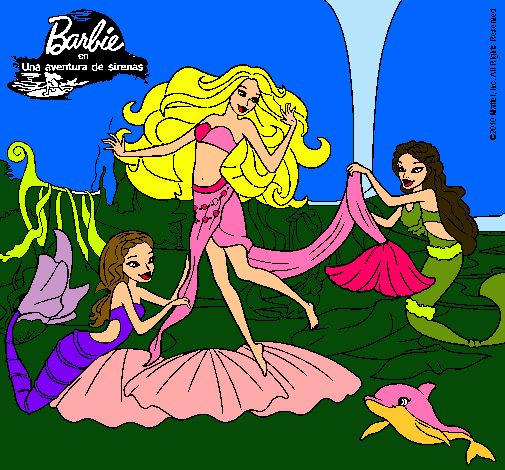 Barbie con sirenas