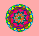 Dibujo Mandala 1 pintado por andrea14