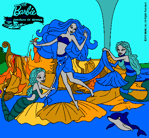 Barbie con sirenas