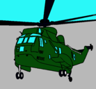 Dibujo Helicóptero al rescate pintado por vrallan 