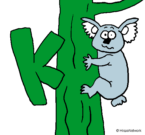 Dibujo Koala pintado por iviimagenes