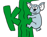 Dibujo Koala pintado por iviimagenes