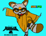 Dibujo Shifu pintado por matute