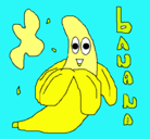 Dibujo Banana pintado por kameruum