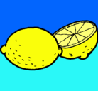 Dibujo limón pintado por palithax