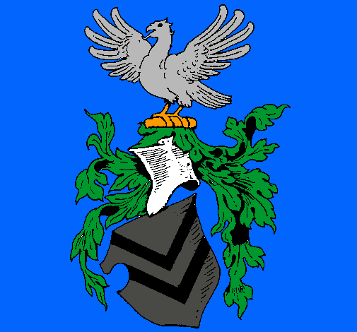 Escudo de armas y aguila 