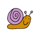 Dibujo Caracol 4 pintado por edniel