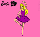 Dibujo Barbie bailarina de ballet pintado por amalia