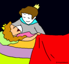 Dibujo La princesa durmiente y el príncipe pintado por ihyr4ogh