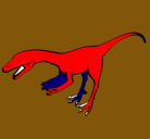 Dibujo Velociraptor II pintado por ionnbv
