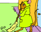 Dibujo La ratita presumida 1 pintado por dominic