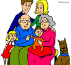 Dibujo Familia pintado por beto-cabezon